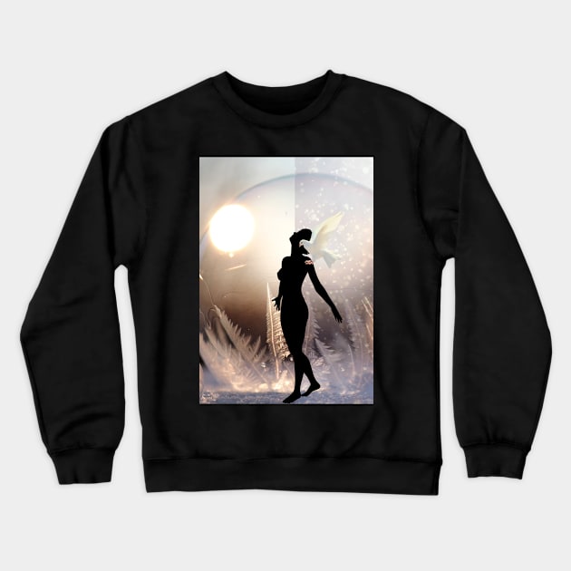 Energy Protection - Energy Protection Crewneck Sweatshirt by ManifestYDream